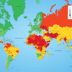 Risk-Map 2026: In diese Länder keinesfalls reisen
