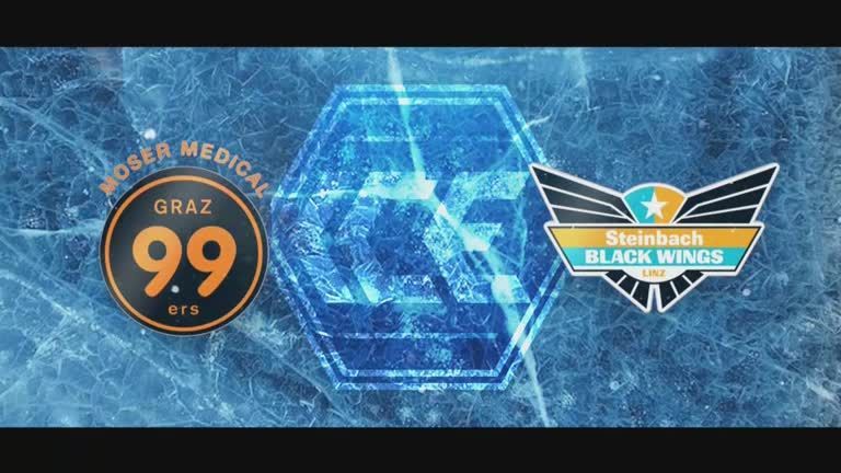 ICE Hockey League: Moser Medical Graz99ers vs. Steinbach Black Wings Linz in voller Länge