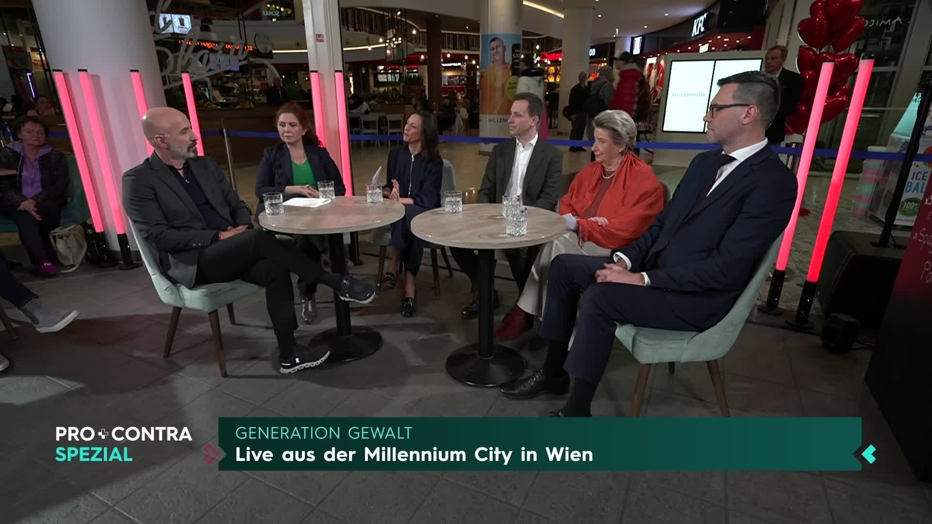Pro und Contra Spezial vom 13.02.2024: "Generation Gewalt" – Live aus der Millennium City