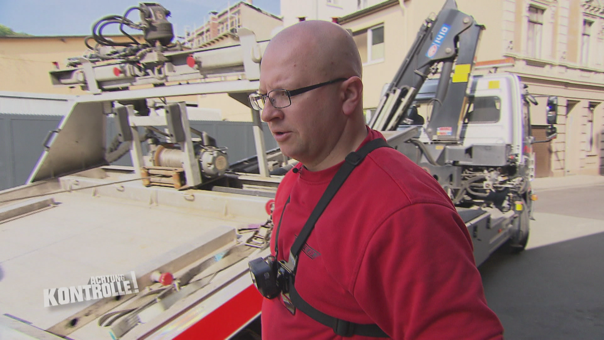 Überraschung für Abschlepper Michael