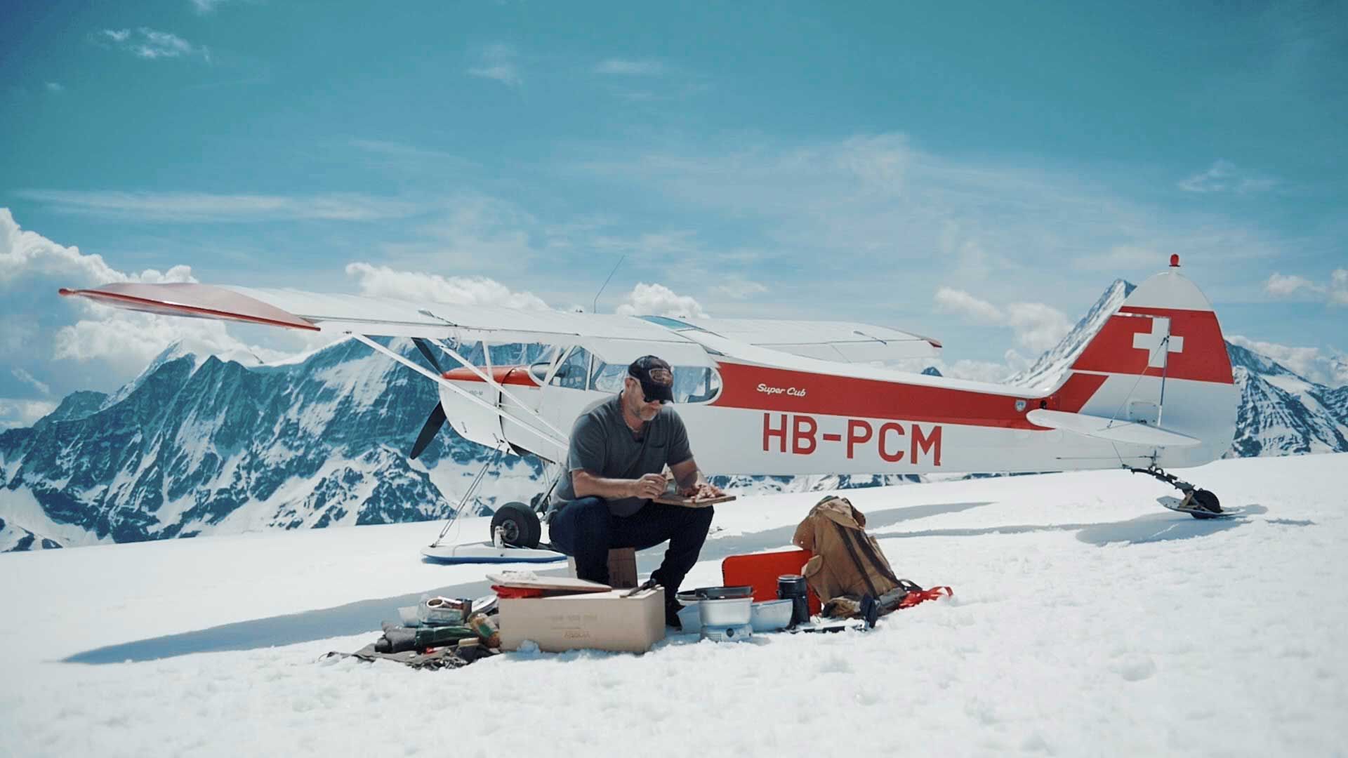 Survival Stew auf dem Gletscher