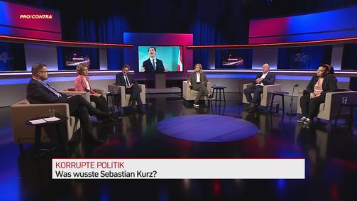 Pro und Contra Pro & Contra - PULS 4 News-Talk - 2022 - rechtefrei  Folge 12: Pro und Contra: Korrupte Politik - Kleiner Freundschaftsdienst oder knallhartes Geschäft?