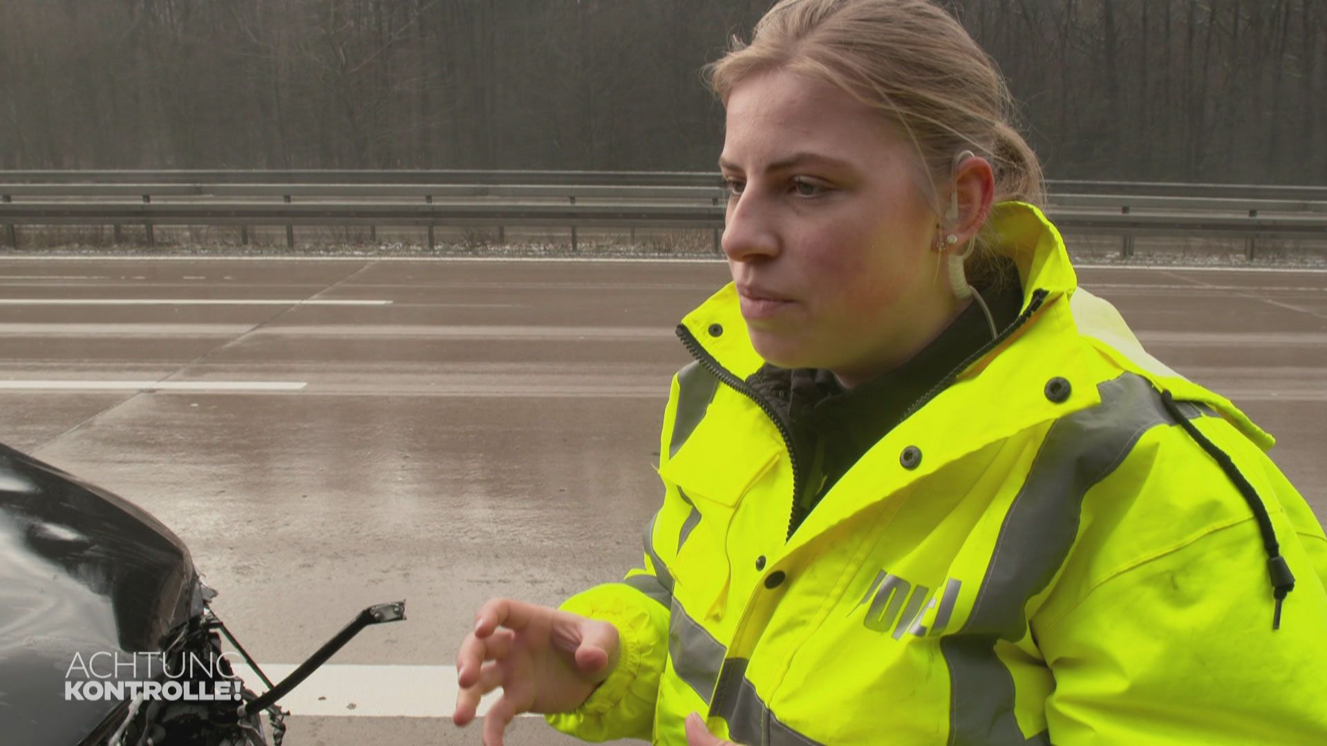 Unfall auf der Autobahn – Polizei Harburg