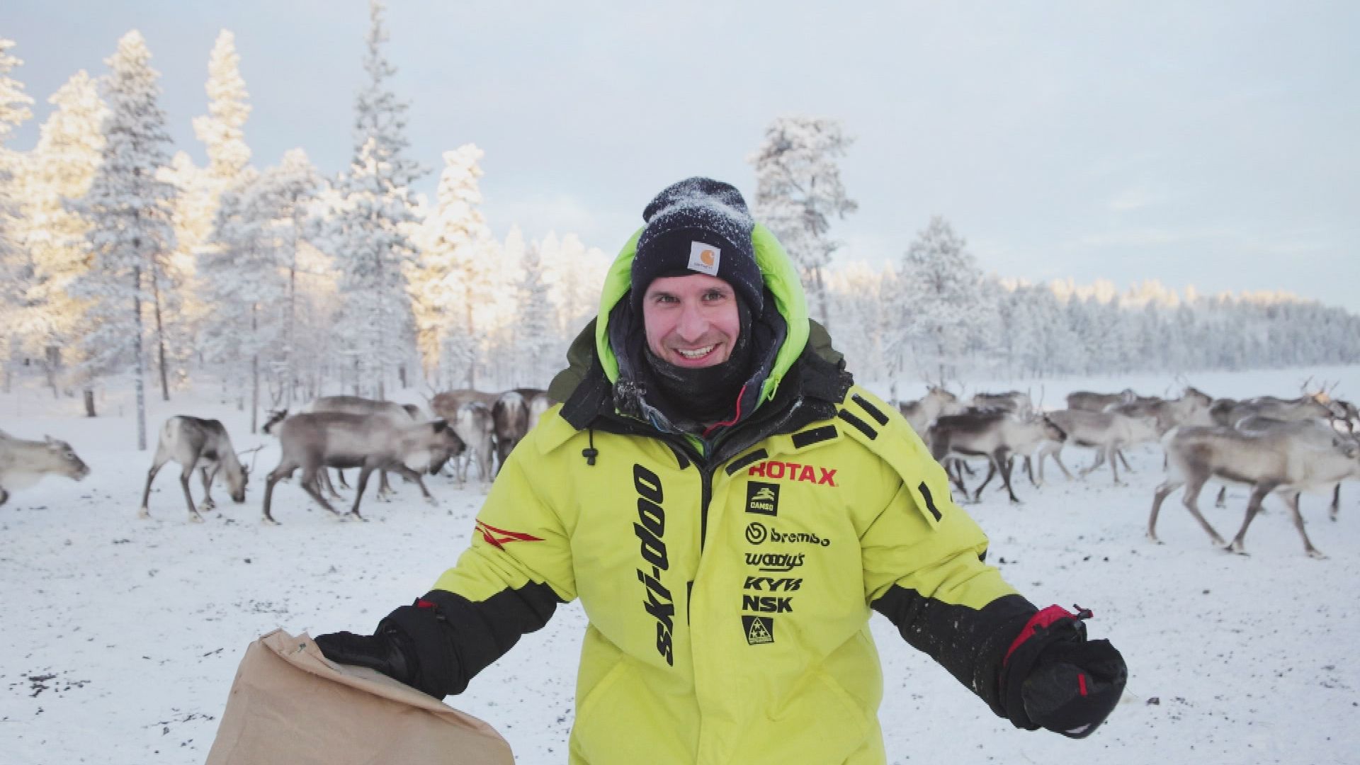 Schwitzen trotz -35°C: X-Days auf der Rentierfarm