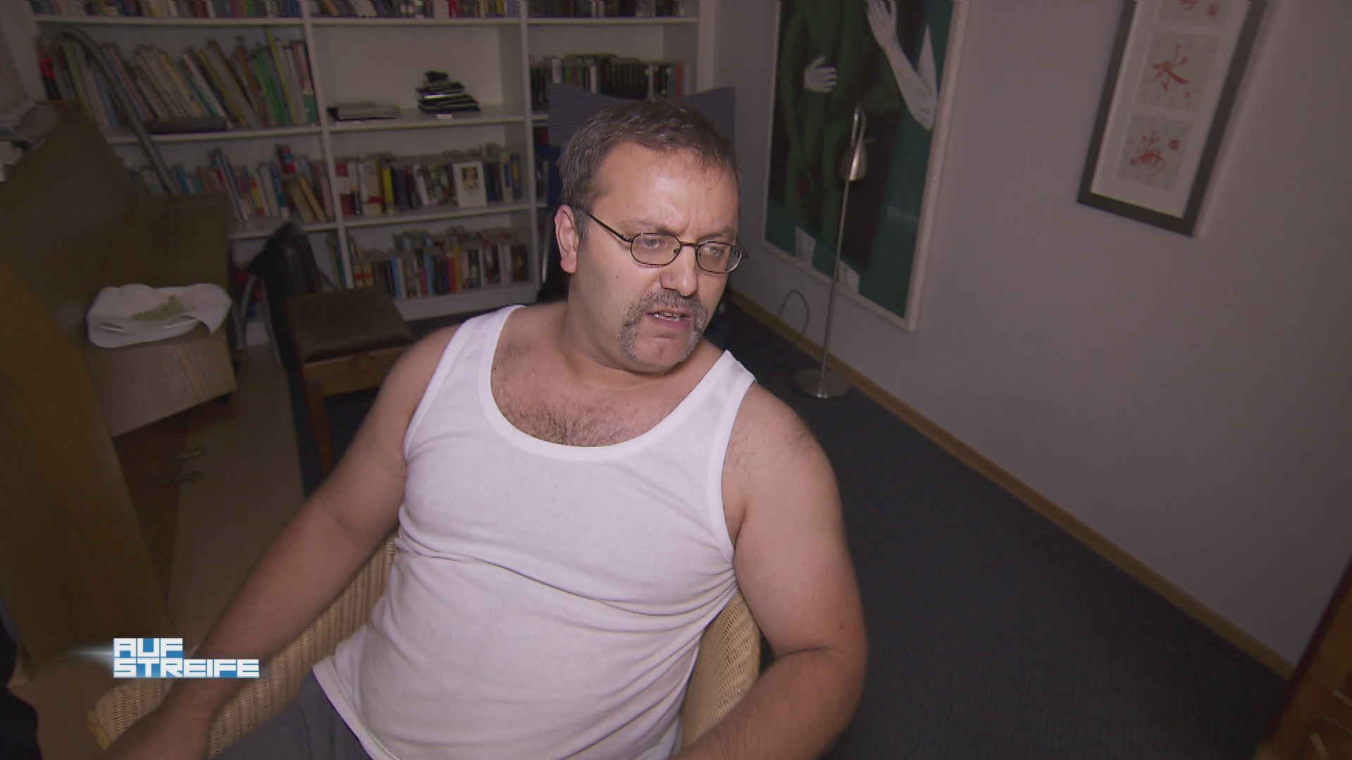 Einen Bären aufgebunden