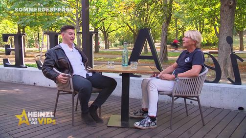 Heinzl und die VIPs - Sommergespräche Heinzl und die VIPs - Sommergespräche 2023 Folge 5: Marius & Satans Bratan im Sommergespräch