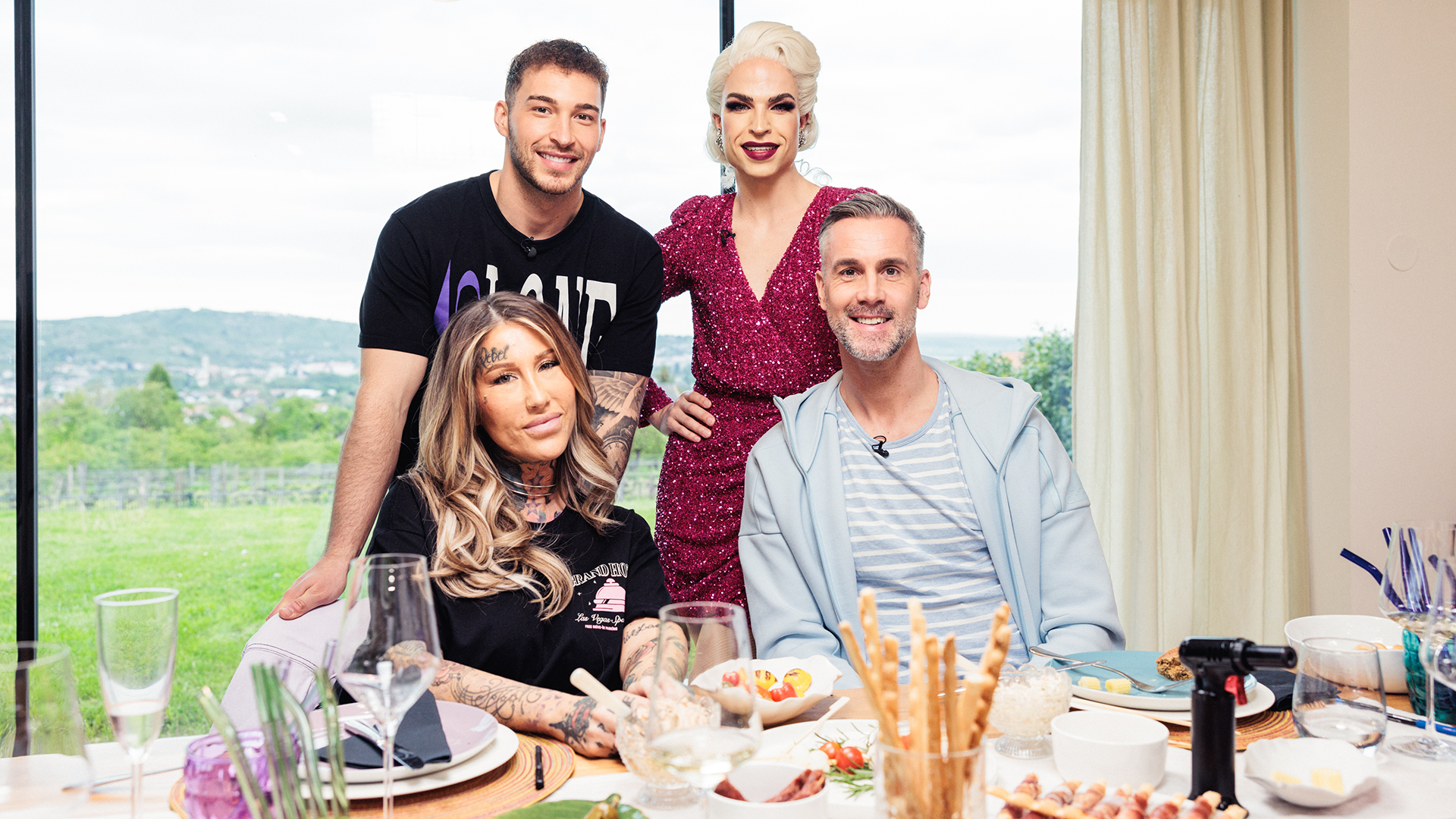 Staffel 1 Folge 2: Caterina Liza, Stefan Maierhofer, Dominic Brcic und Tamara Mascara