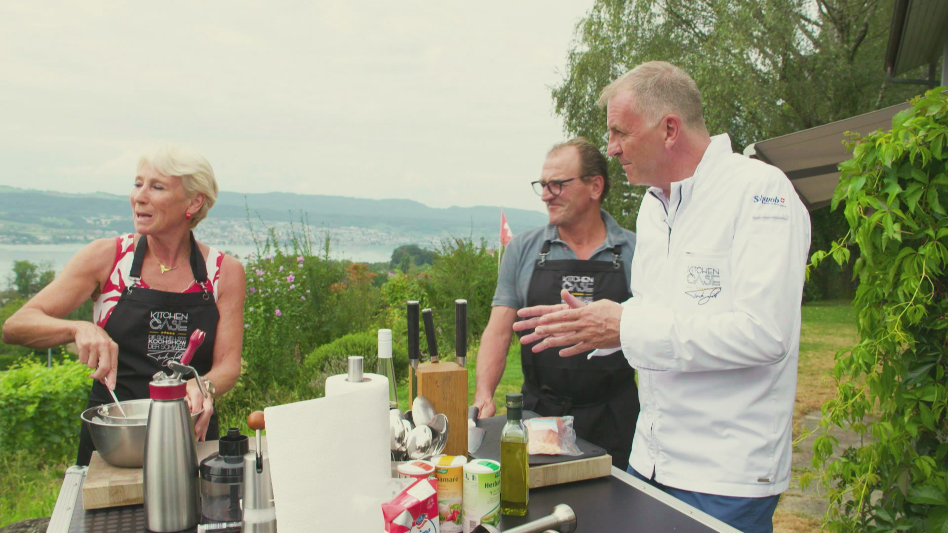 Torsten beim Weinbauer in Uetikon