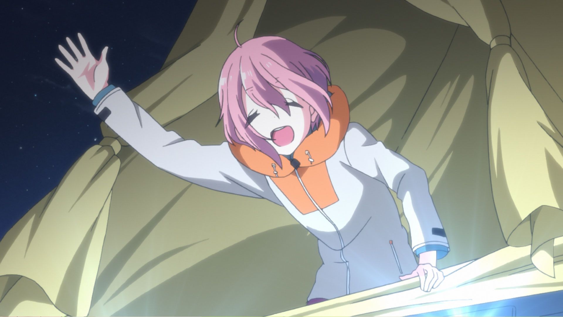 Der Fuji und die entspannten Camper-Mädels