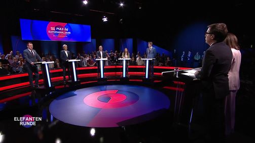 Europawahl 2024 Europawahl 2024  Folge 1: Die Elefantenrunde zur Europawahl 2024