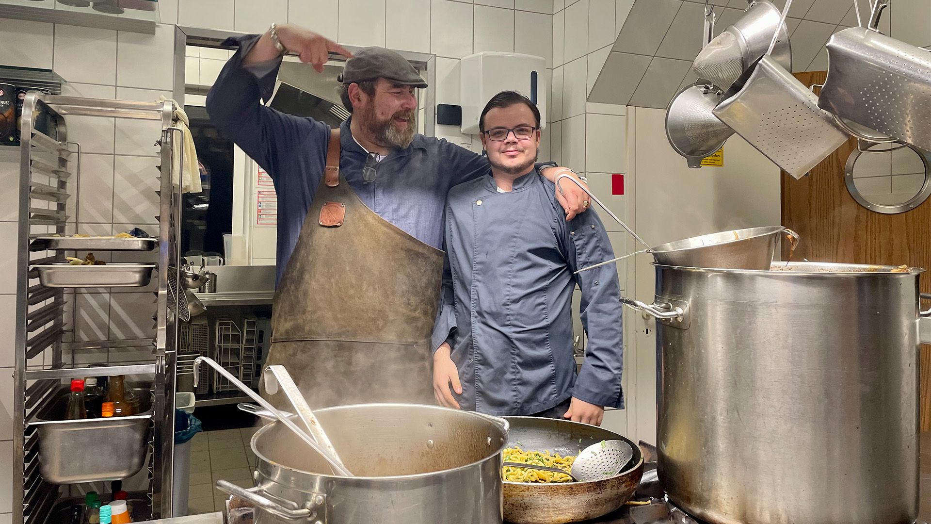 Wildgerichte kochen mit Frank Brüdigam und Koch-Azubi Justin