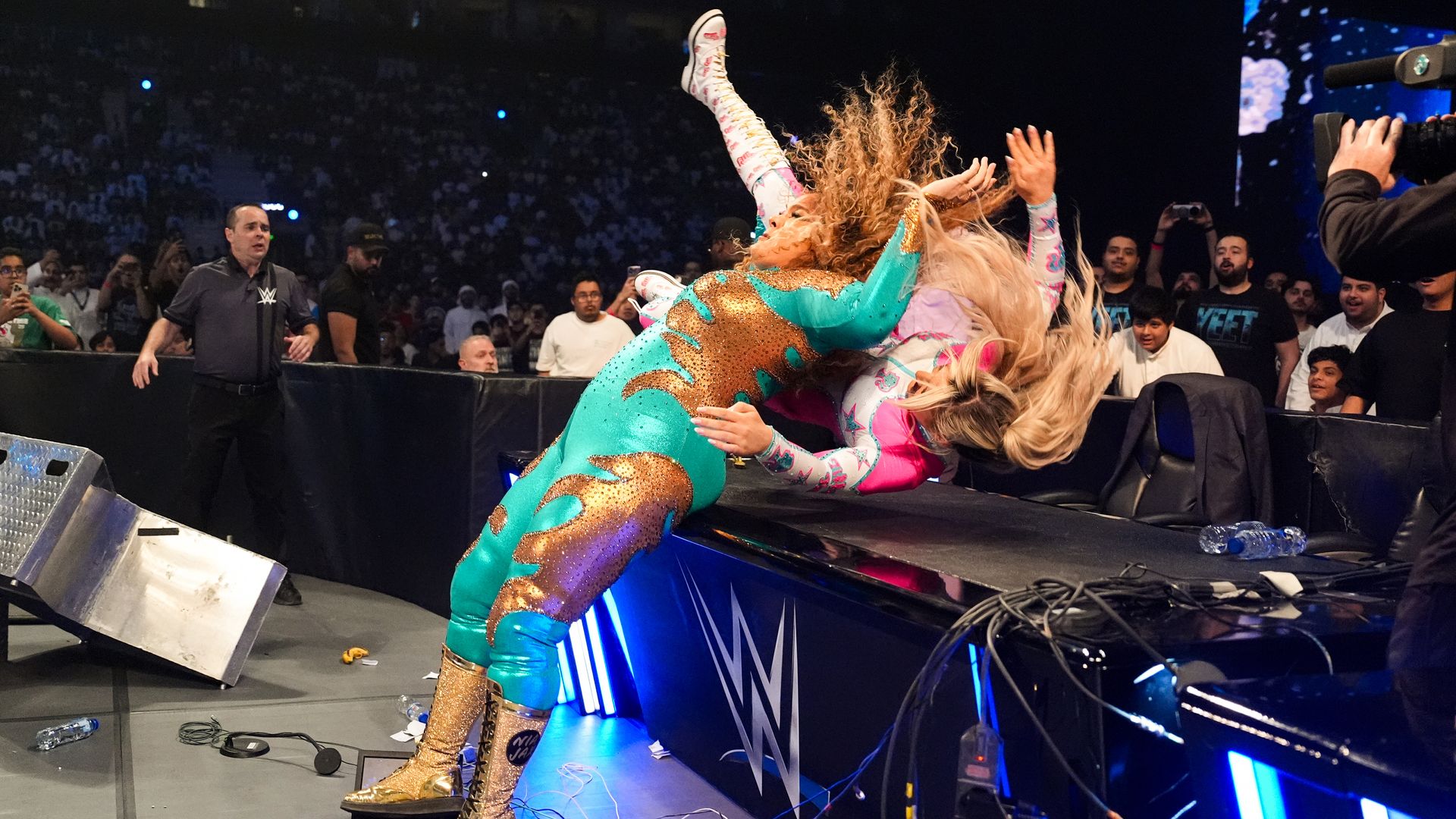 Komplette Verwüstung im Last Woman Standing Match