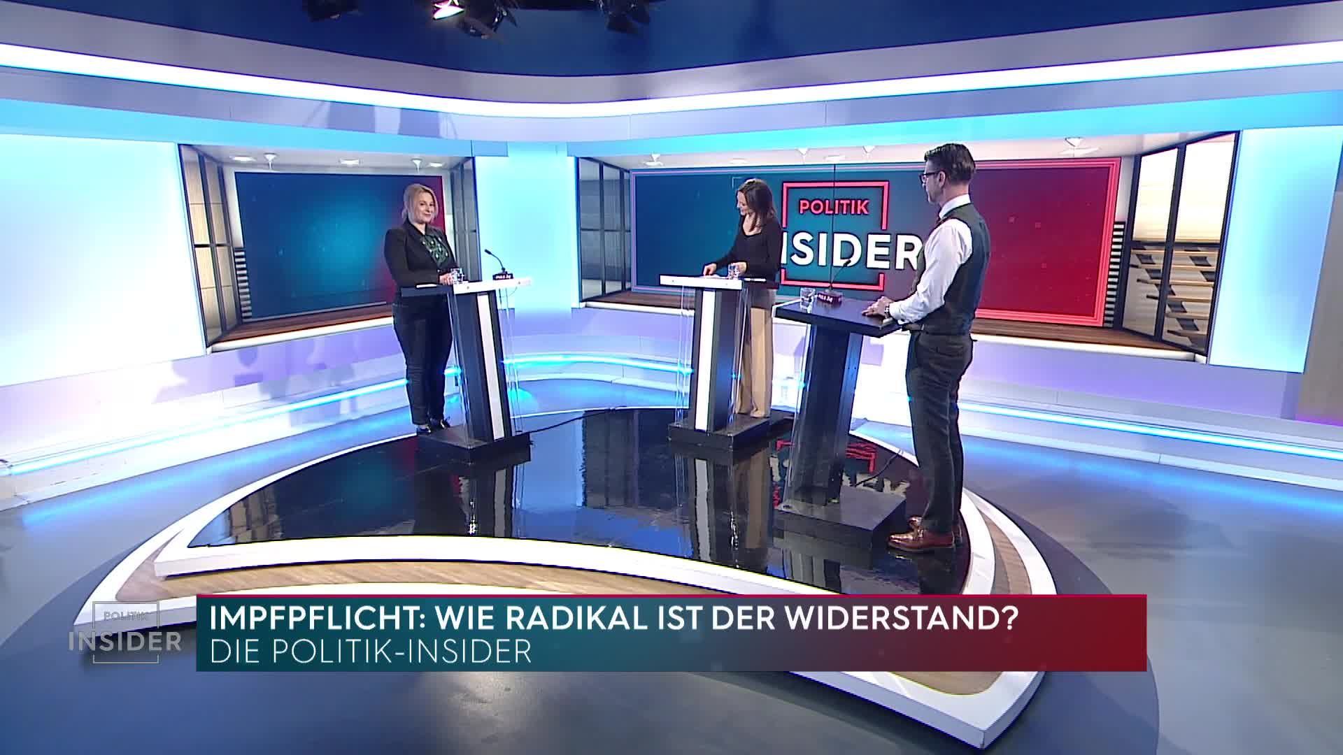 Die Politik-Insider: Impfpflicht: Wie radikal ist der Widerstand?