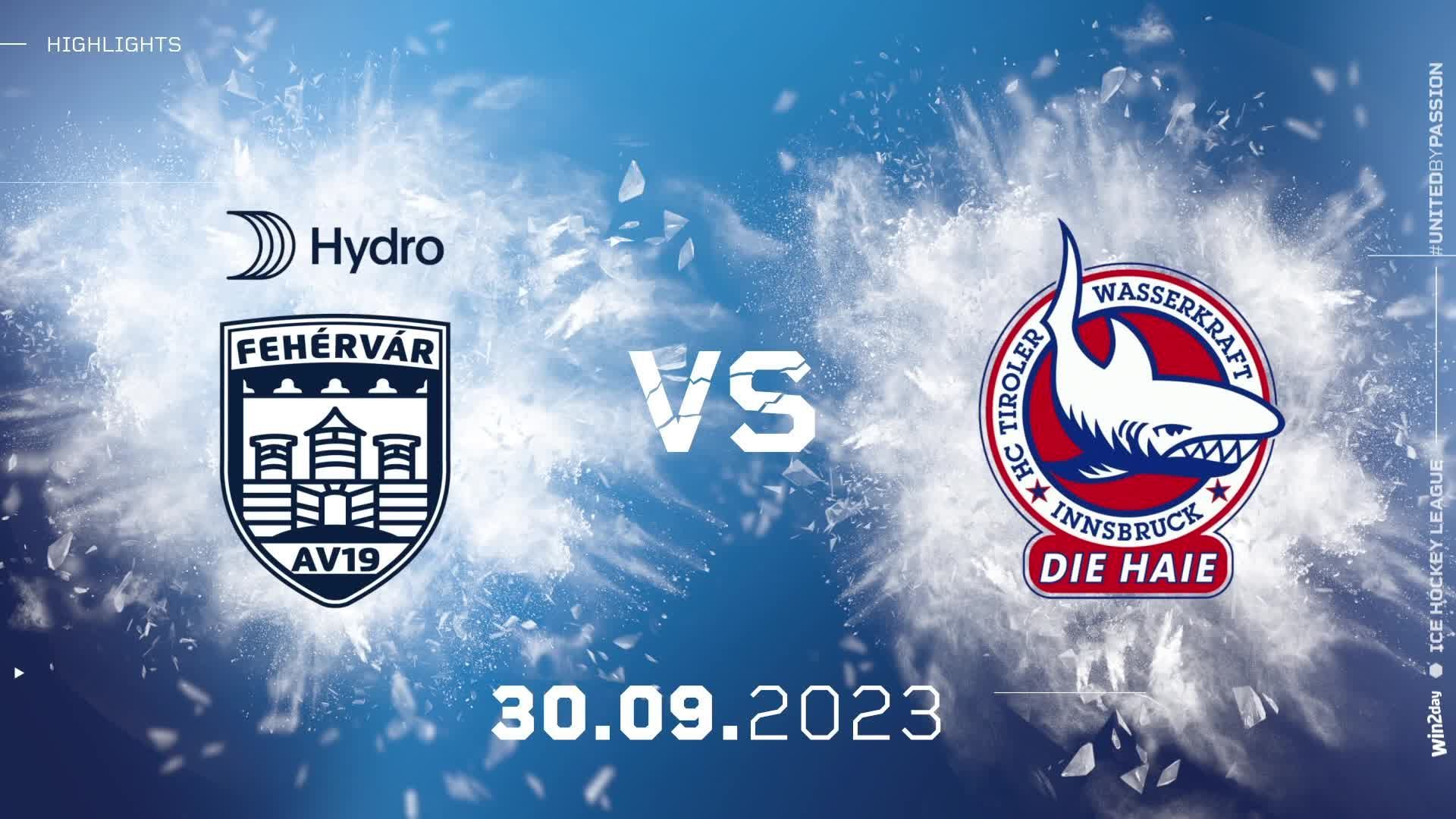Highlights ICE Hockey League: Fehérvár vs. Innsbruck
