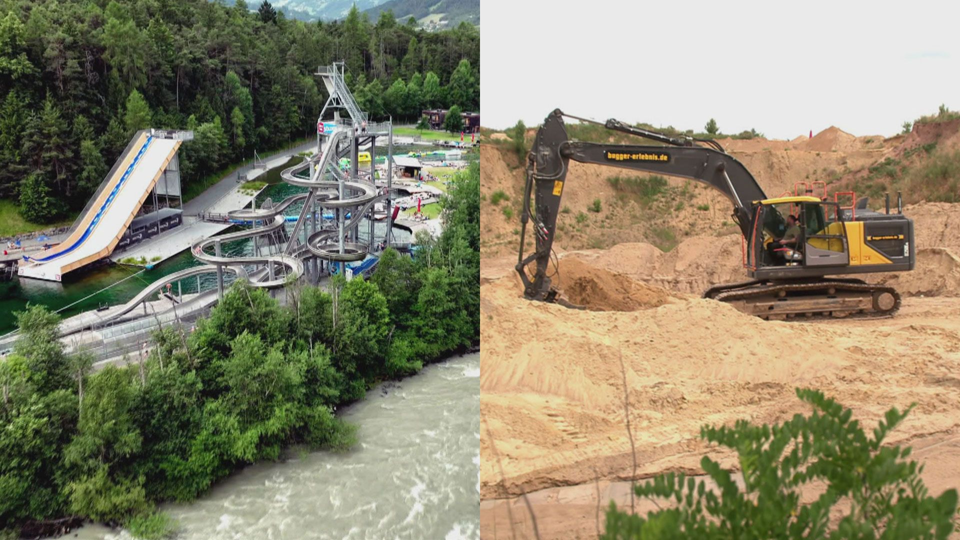 Von Bagger-Lust bis Rutschen-Wahnsinn: Extreme Outdoor-Funparks!