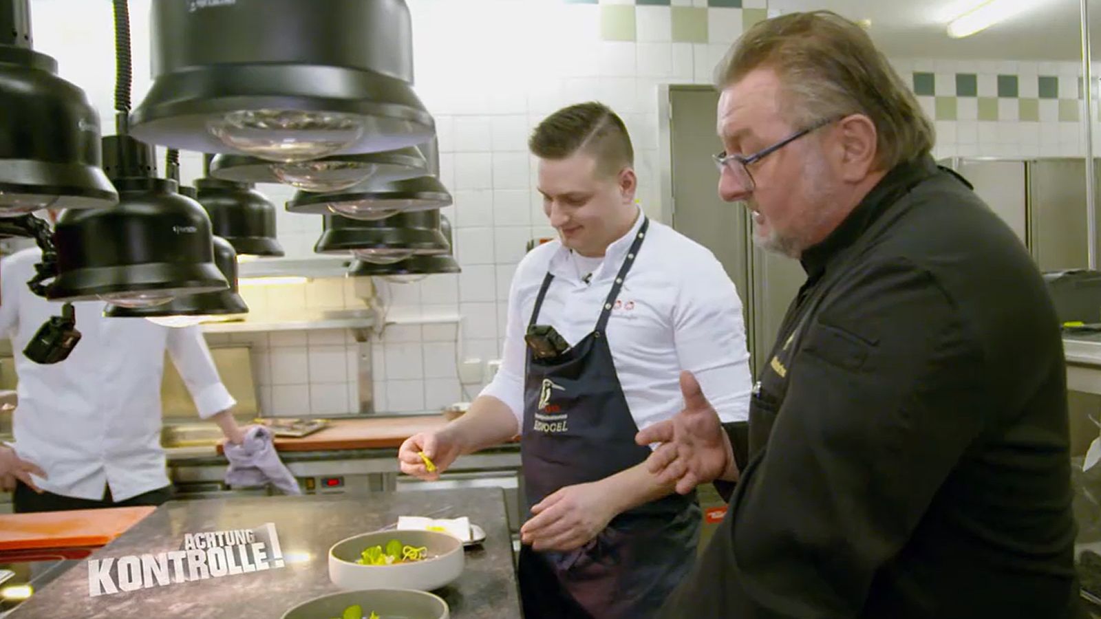 Thema u.a.: Küchenchef beim Probekochen im Restaurant Eisvogel