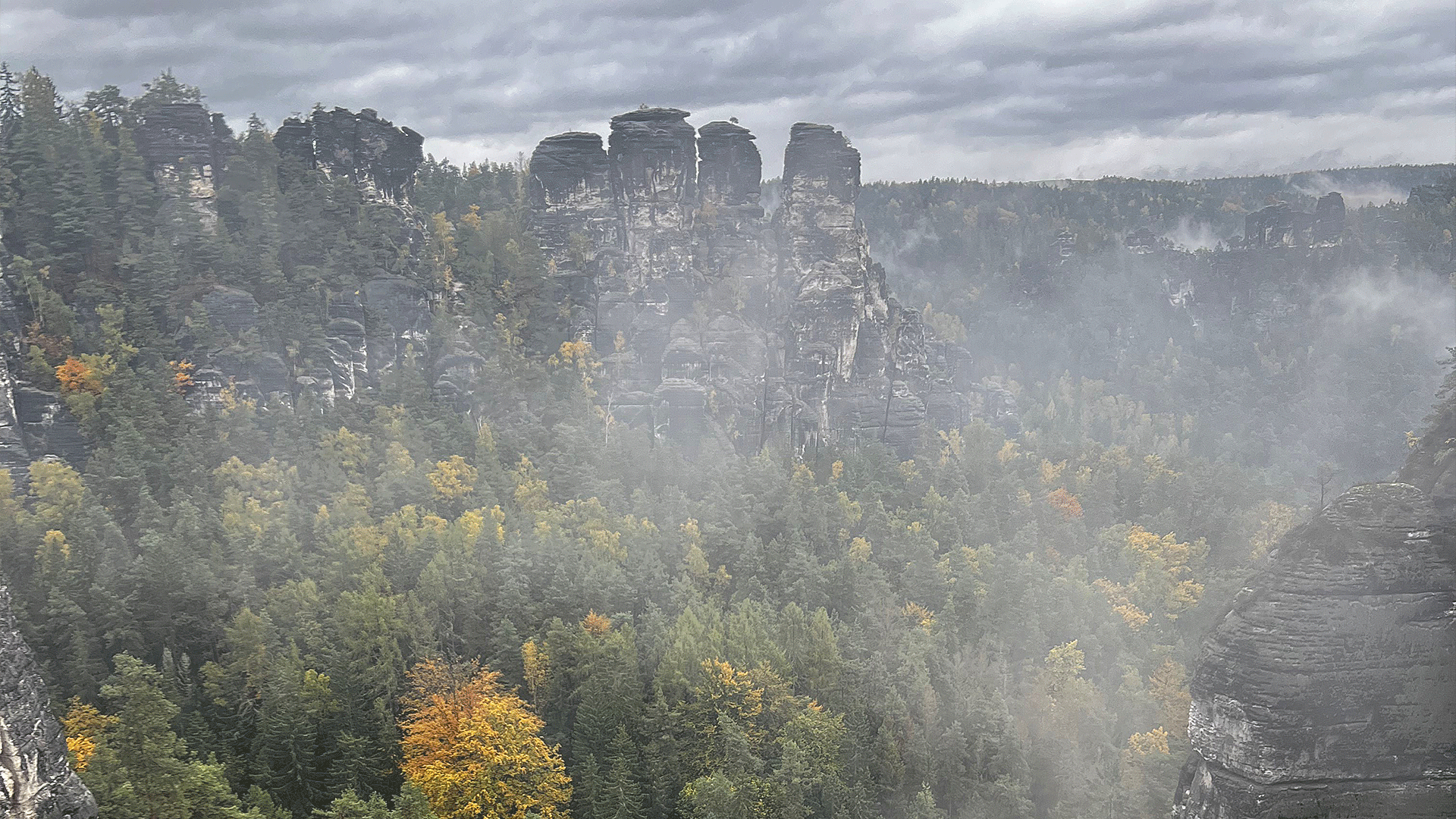 Jörg Thiele auf Tour durchs Elbsandsteingebirge