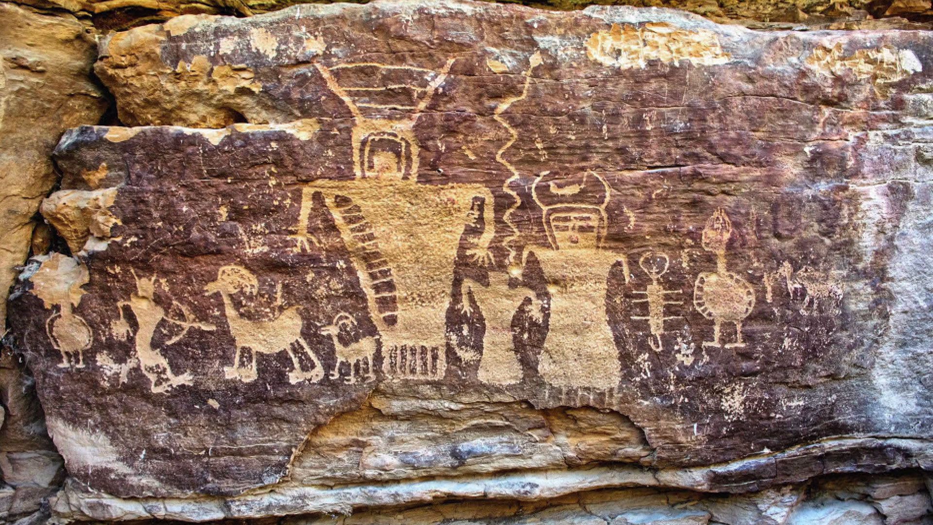 Die Top Ten der Alien-Petroglyphen