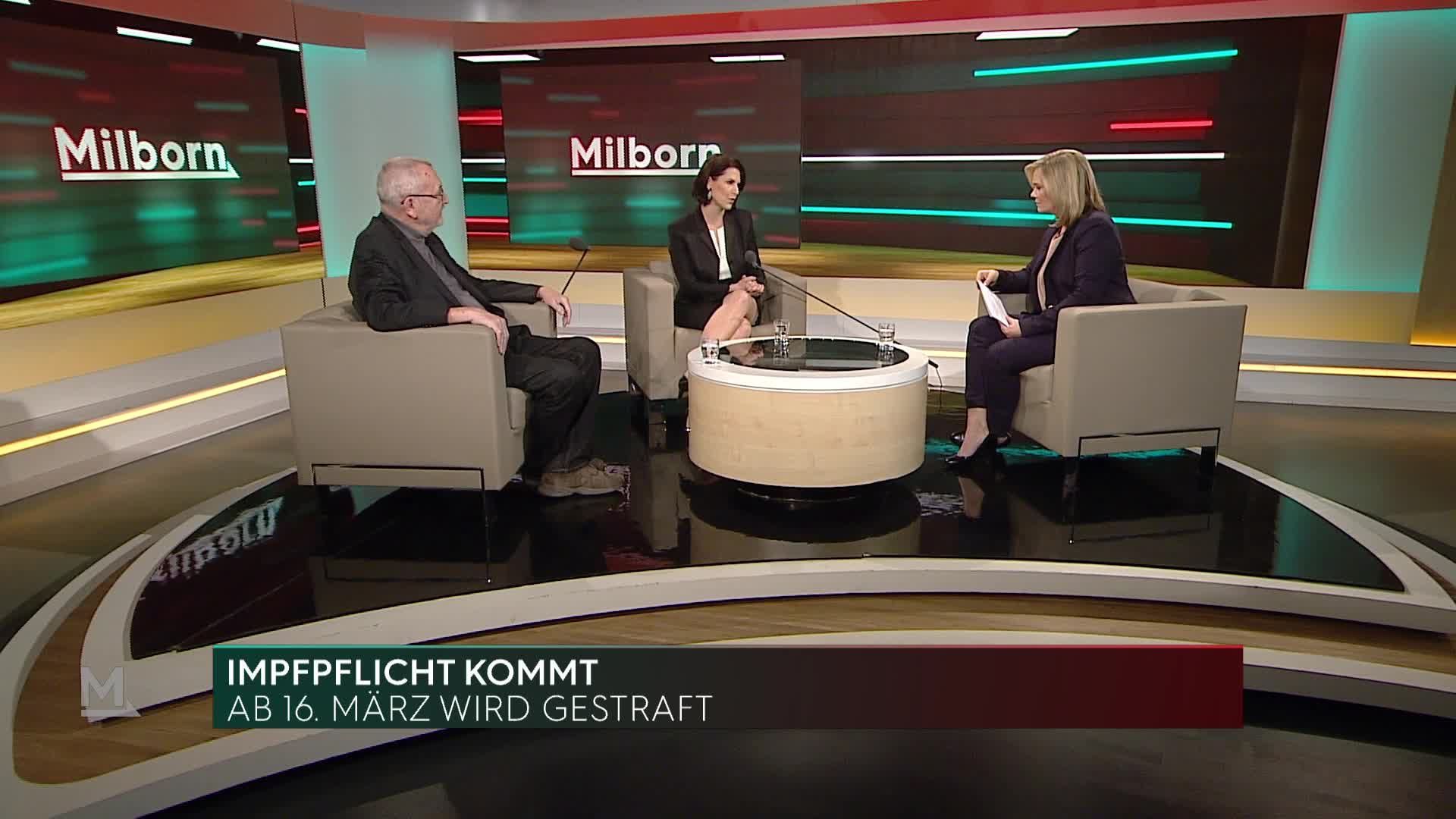 Karoline Edtstadler und Erich Neuwirth im Interview bei Milborn