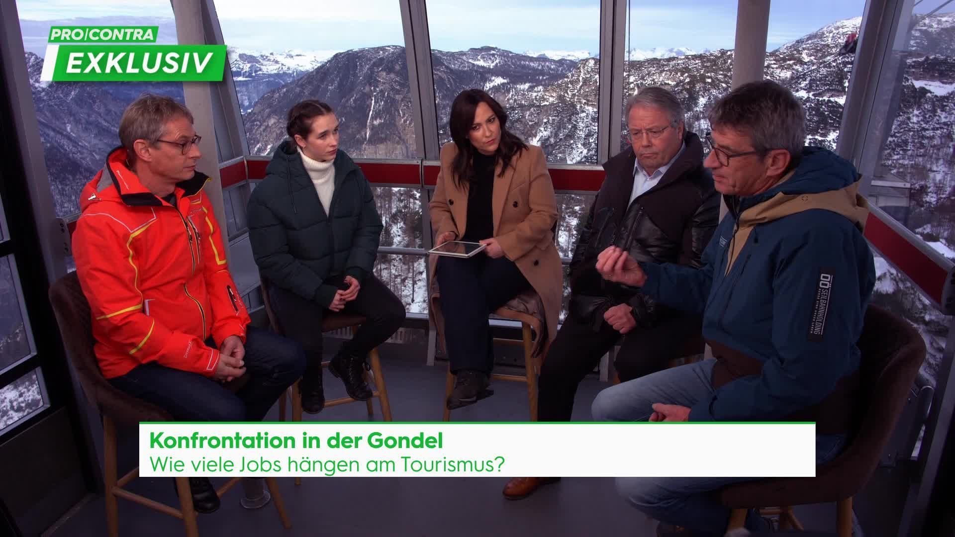 Pro und Contra Klima-Spezial: Konfrontation in der Gondel