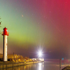 Polarlichter über Deutschland
