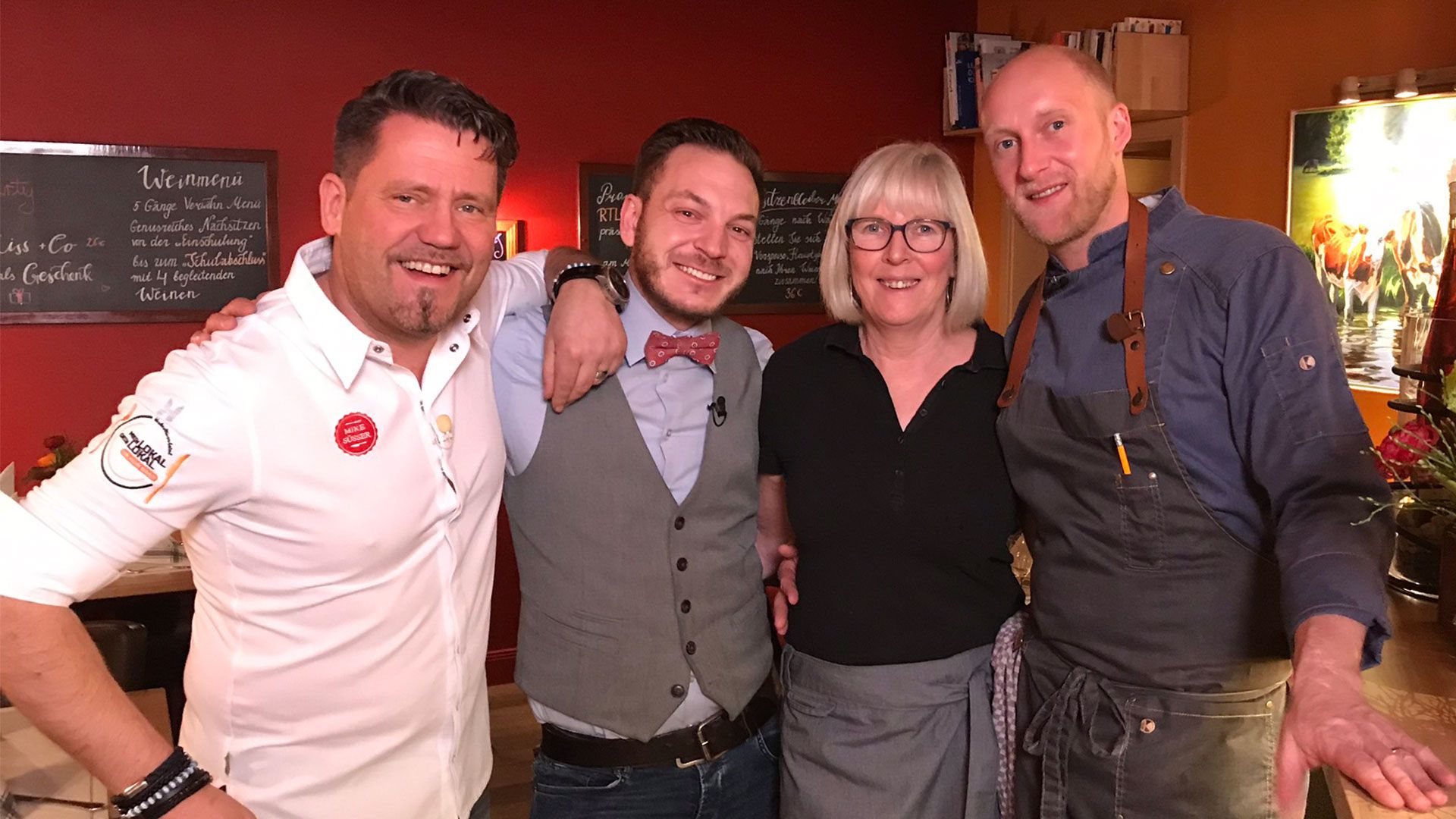 Im Lokal "Klassenzimmer" wird um gute Zensuren gekämpft