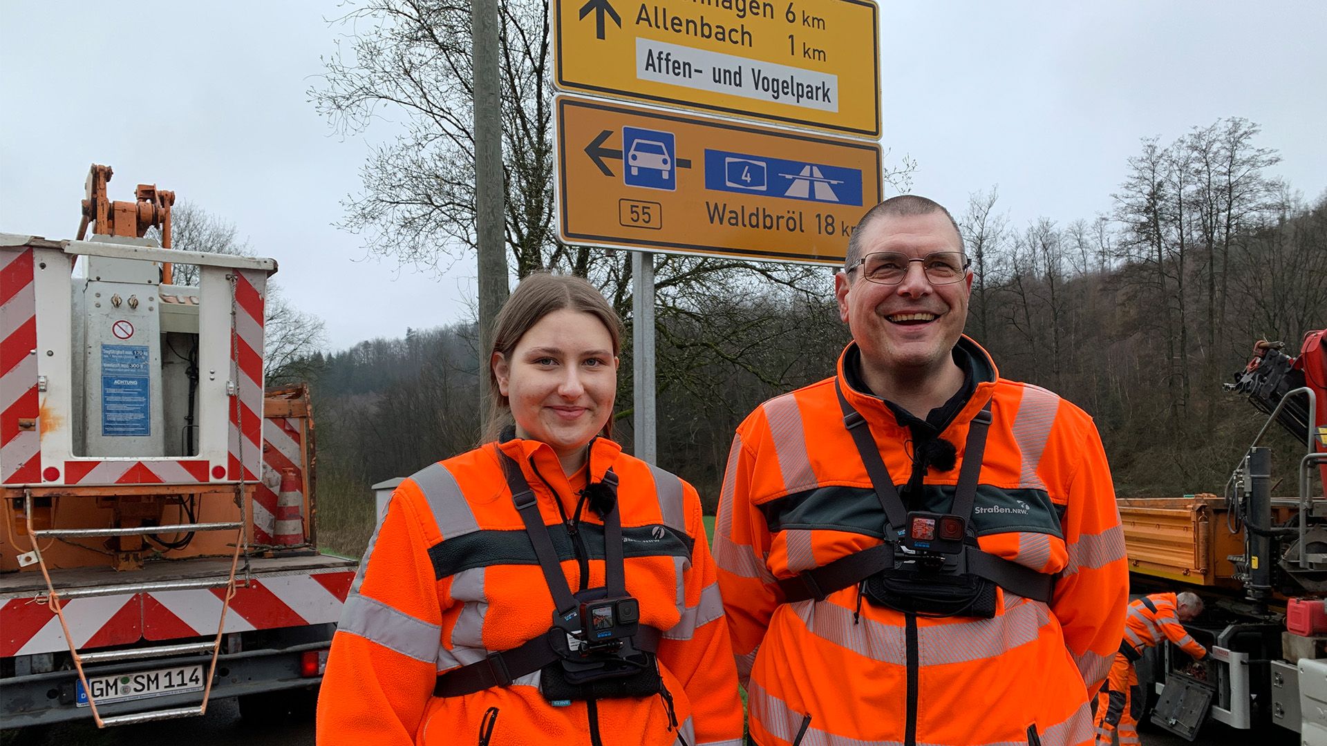 Thema u.a.: Unsichtbare Helden - So bleibt die Autobahn sicher