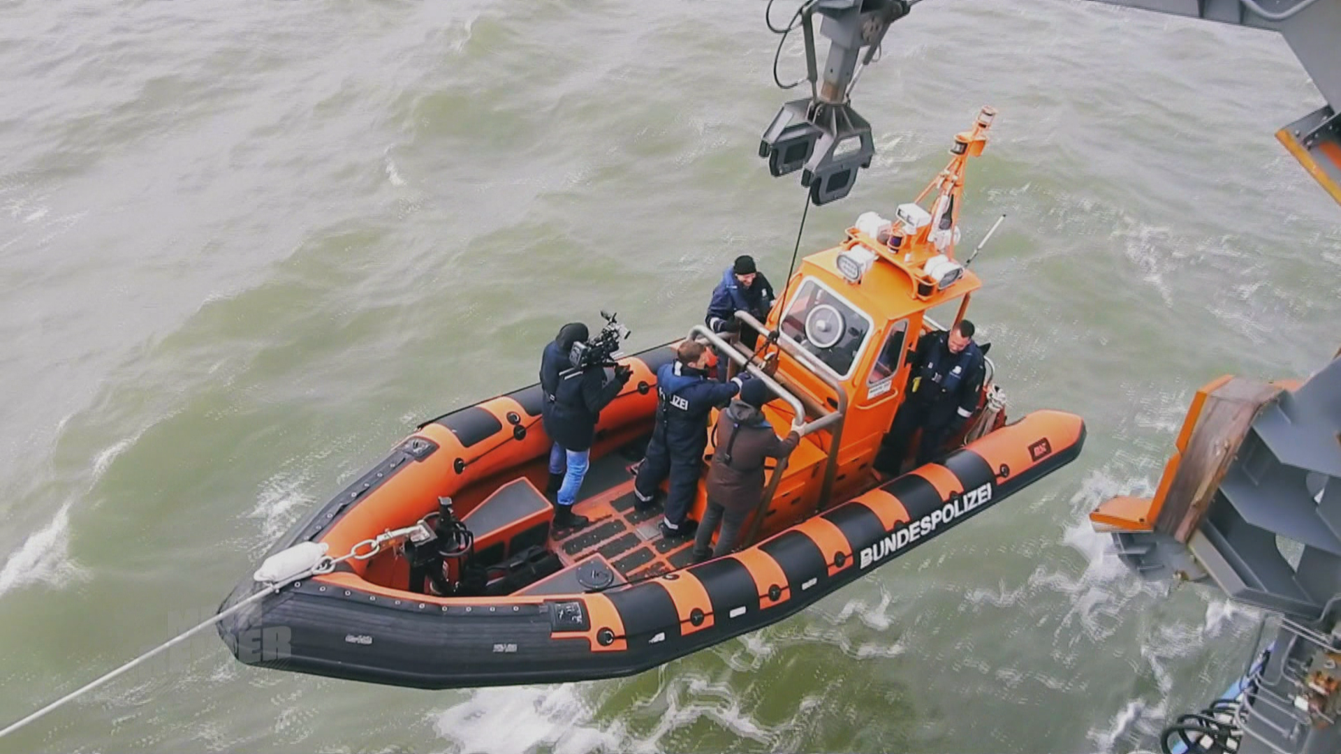 Polizeikontrolle auf hoher See