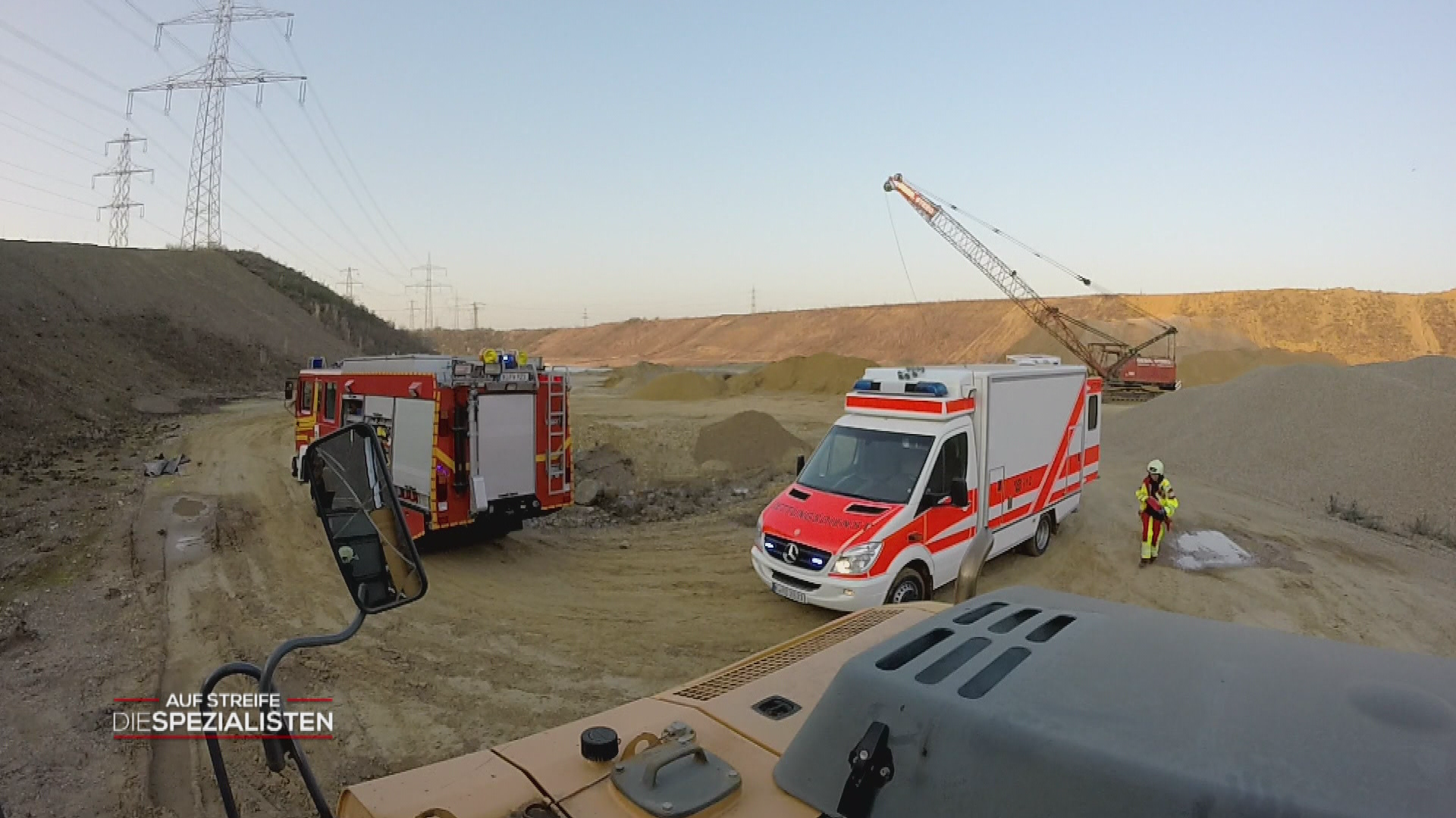 Bagger auf Abwegen