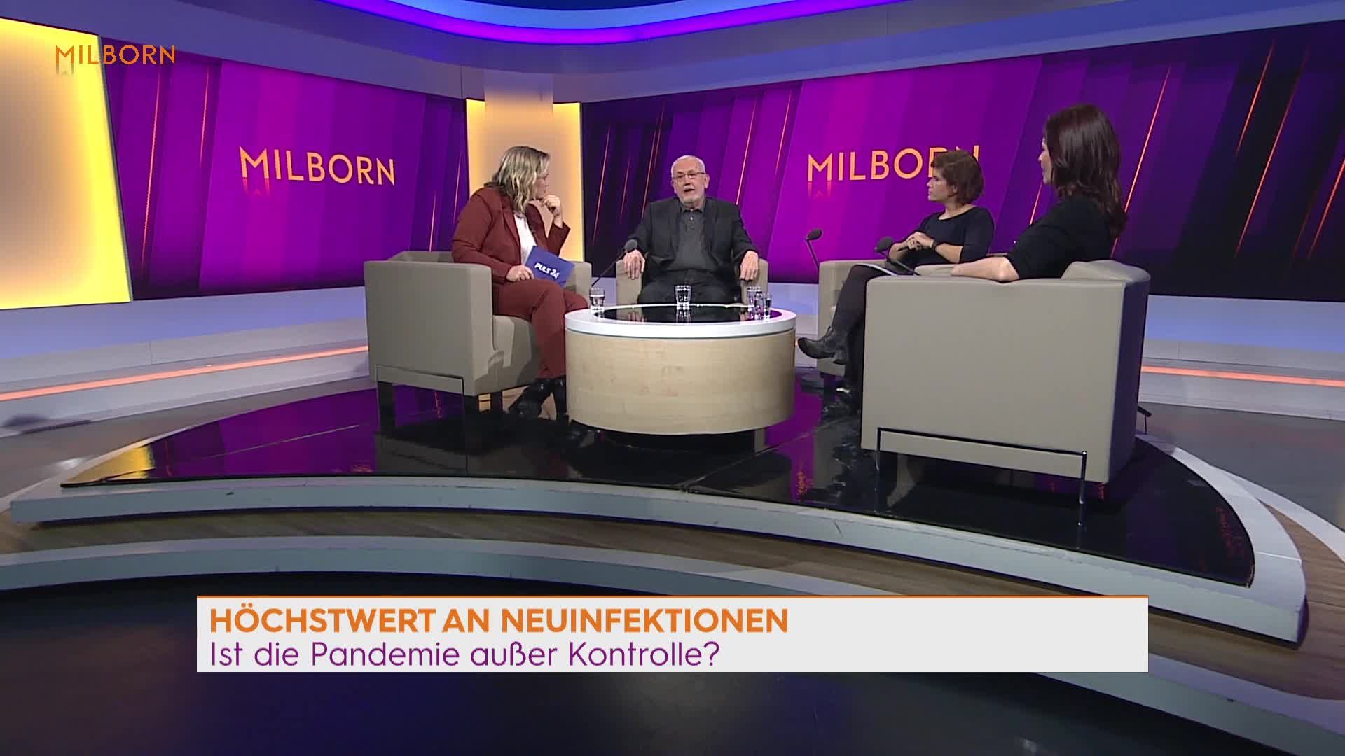 Ewa Ernst-Dziedzic, Erich Neuwirth und Ingrid Brodnig im Interview bei Milborn