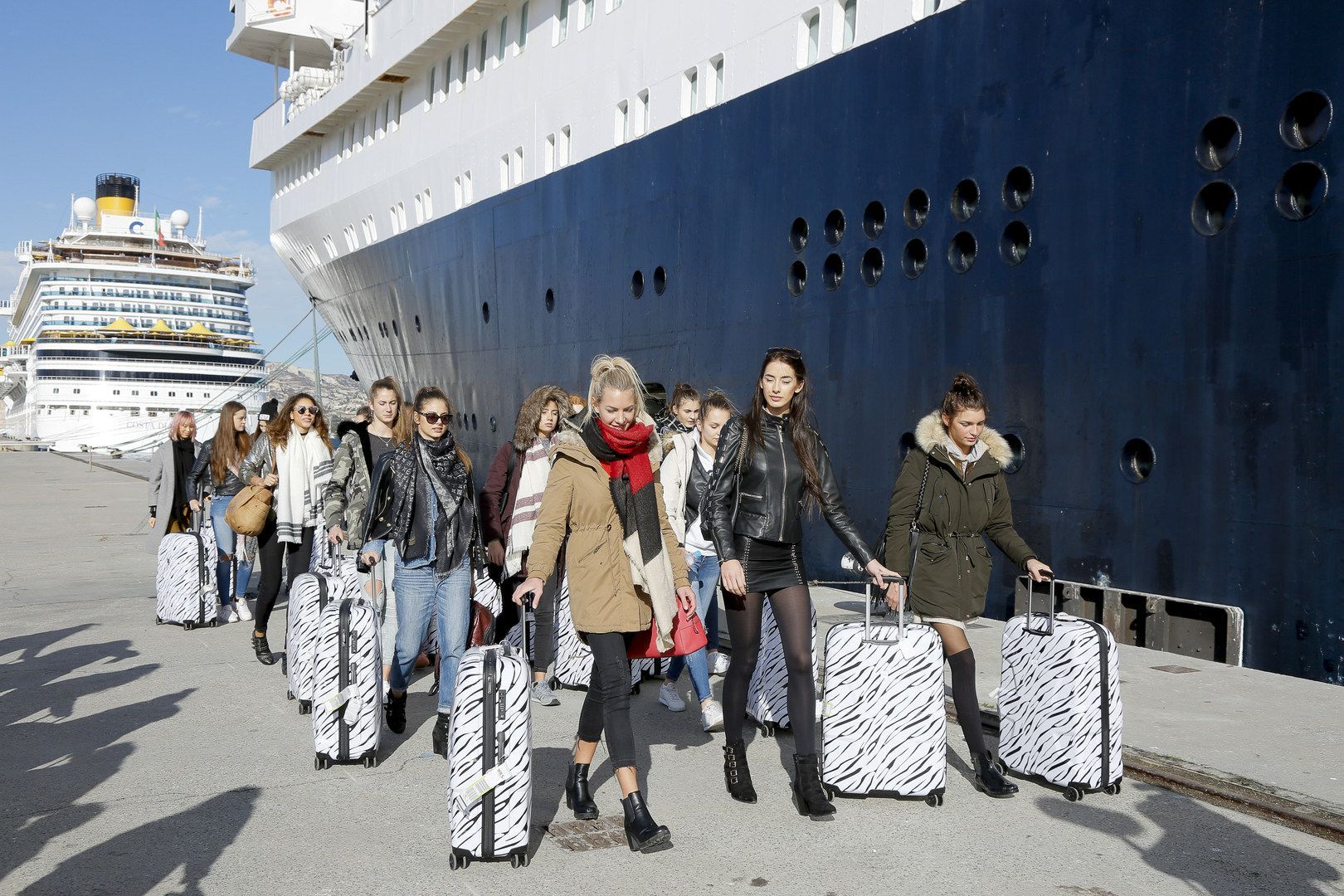Die Topmodel-Cruise beginnt