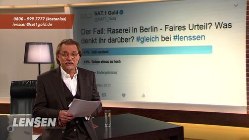 Lenßen live - Die Recht-Sprech-Stunde Lenßen live - Die Recht-Sprech-Stunde Staffel 2017 Folge 3: Cannabis und Sexhotline