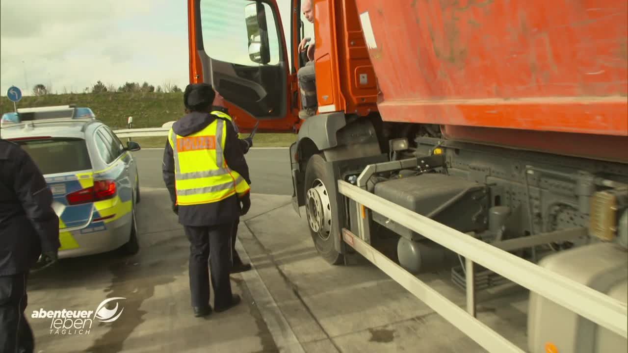 LKW-Kontrolle auf der A2