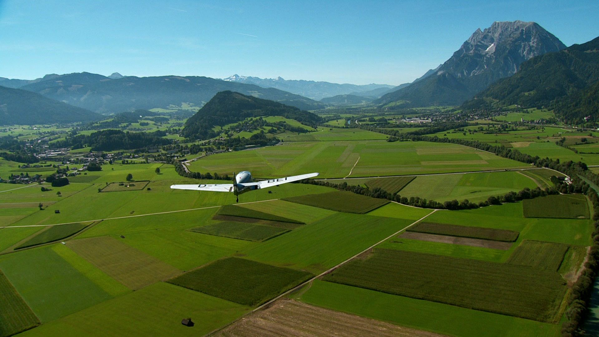 Historische Flugrouten - Von Wien nach Tirol