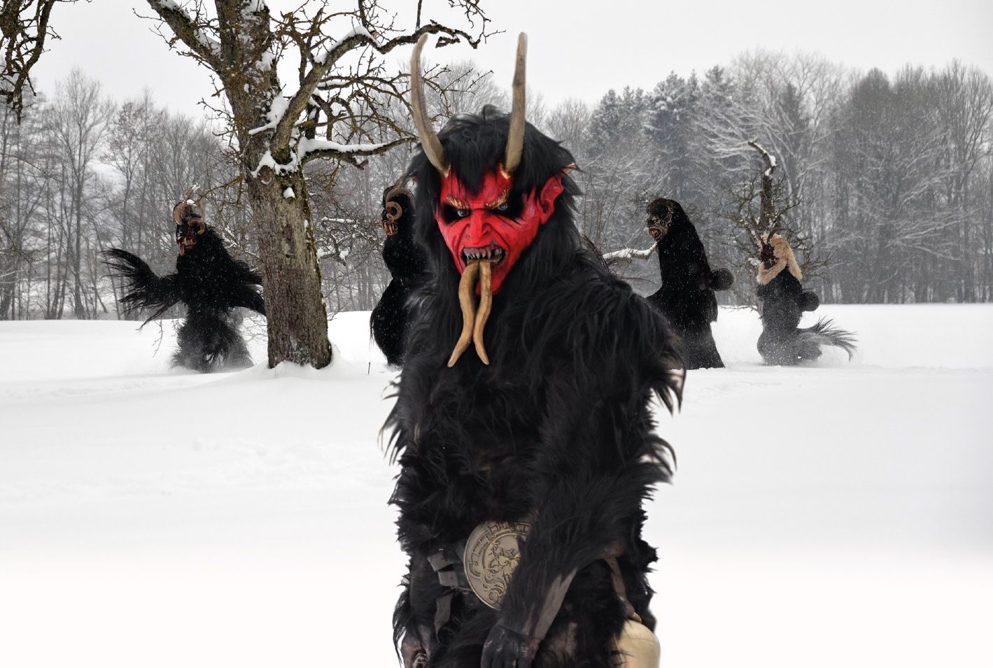Wenn es finster wird: Gruß vom Krampus