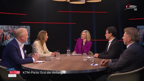 Links. Rechts. Mitte - Duell der Meinungsmacher Staffel 4 Folge 37: KTM-Pleite: Crasht jetzt unsere Wirtschaft?