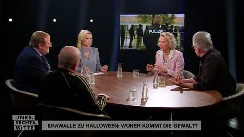 Links. Rechts. Mitte - Duell der Meinungsmacher Staffel 2 Folge 33: Krawalle zu Halloween: Woher kommt die Gewalt?