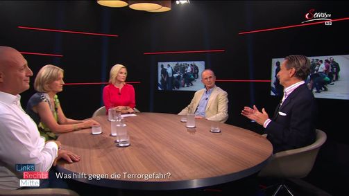 Links. Rechts. Mitte - Duell der Meinungsmacher Staffel 4 Folge 23: Nach dem Terror-Alarm: Wie sicher ist Österreich?