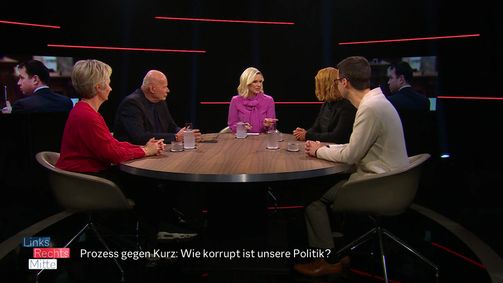 Links. Rechts. Mitte - Duell der Meinungsmacher Staffel 3 Folge 39: Kurz, Zadic, Sobotka: Wie schmutzig ist die Politik?