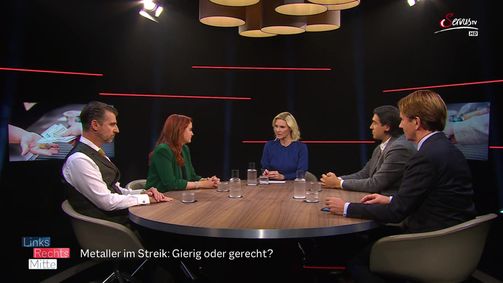 Links. Rechts. Mitte - Duell der Meinungsmacher Staffel 3 Folge 35: Metaller im Streik: Gierig oder gerecht?