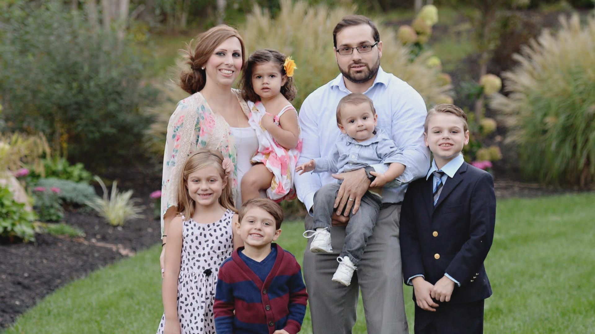 Sechs Kinder in Massachusetts 