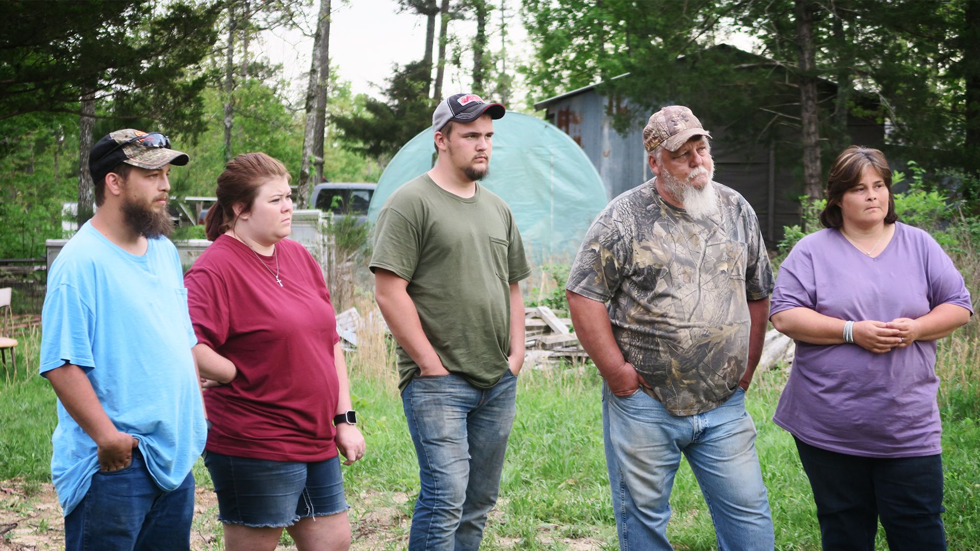 Familie Smith im Hochwassergebiet
