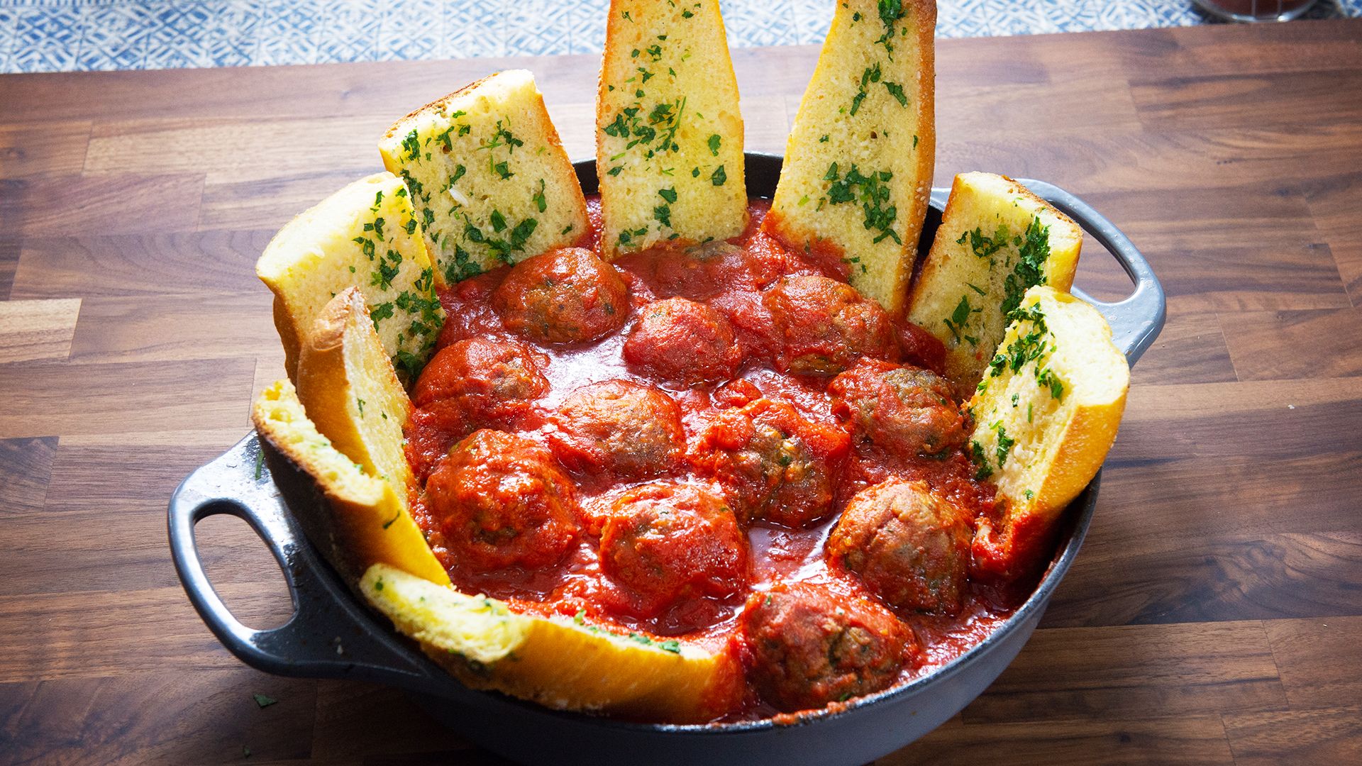 Italienisch gebratene Fleischbällchen