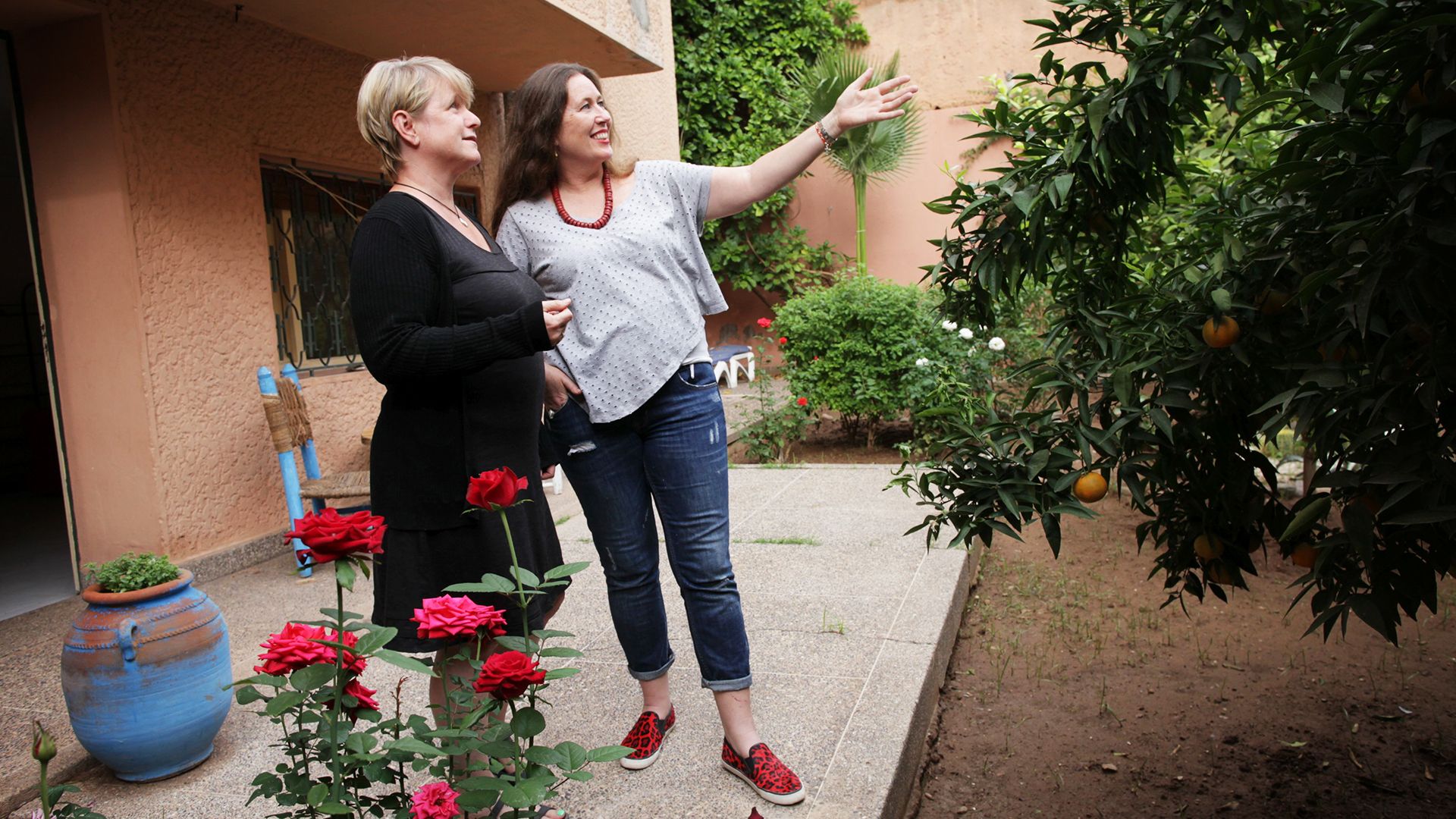 Ein langer Weg in Marrakesch