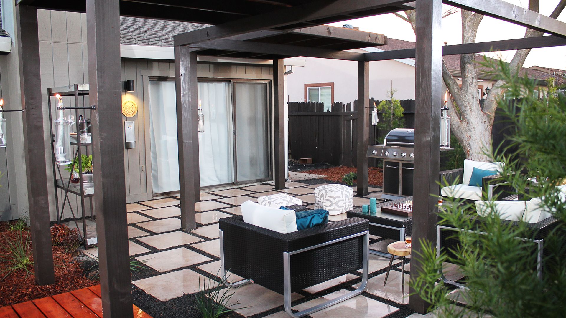 Wohnzimmer im Freien