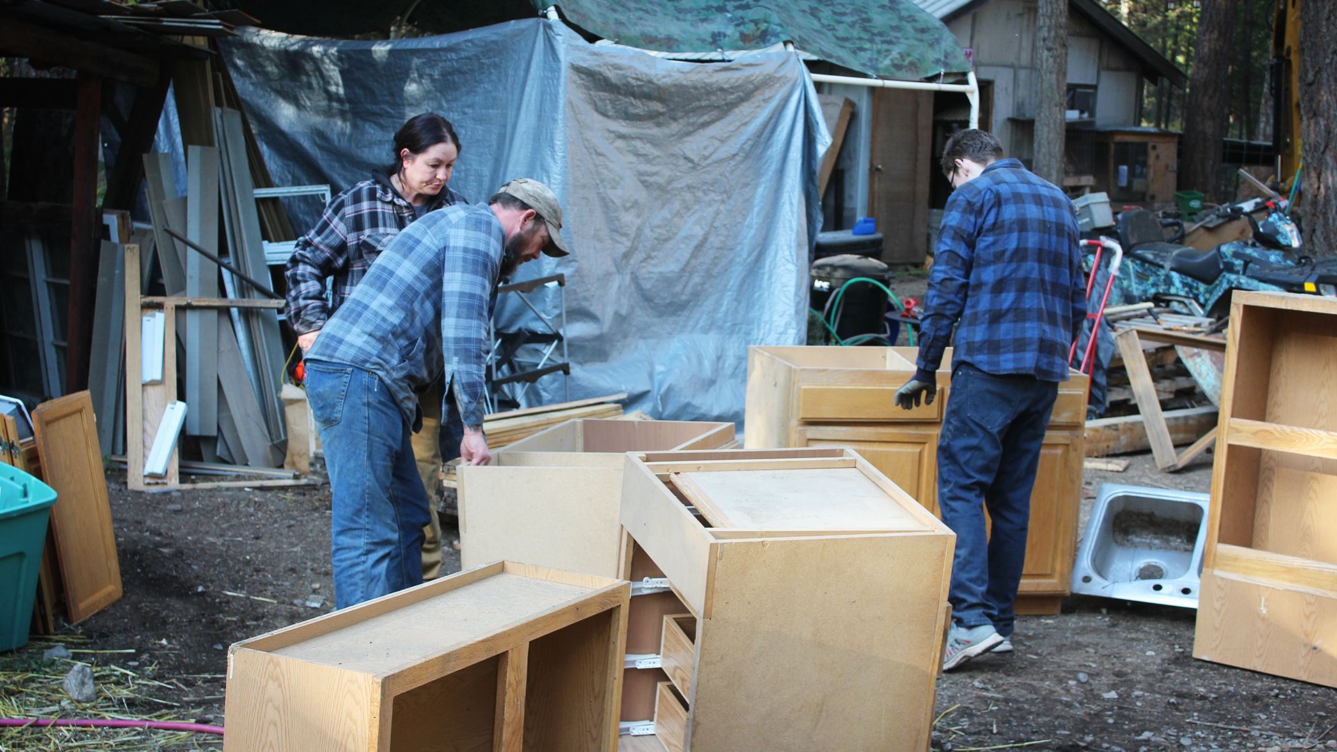 Ein Hühnerhof in Idaho