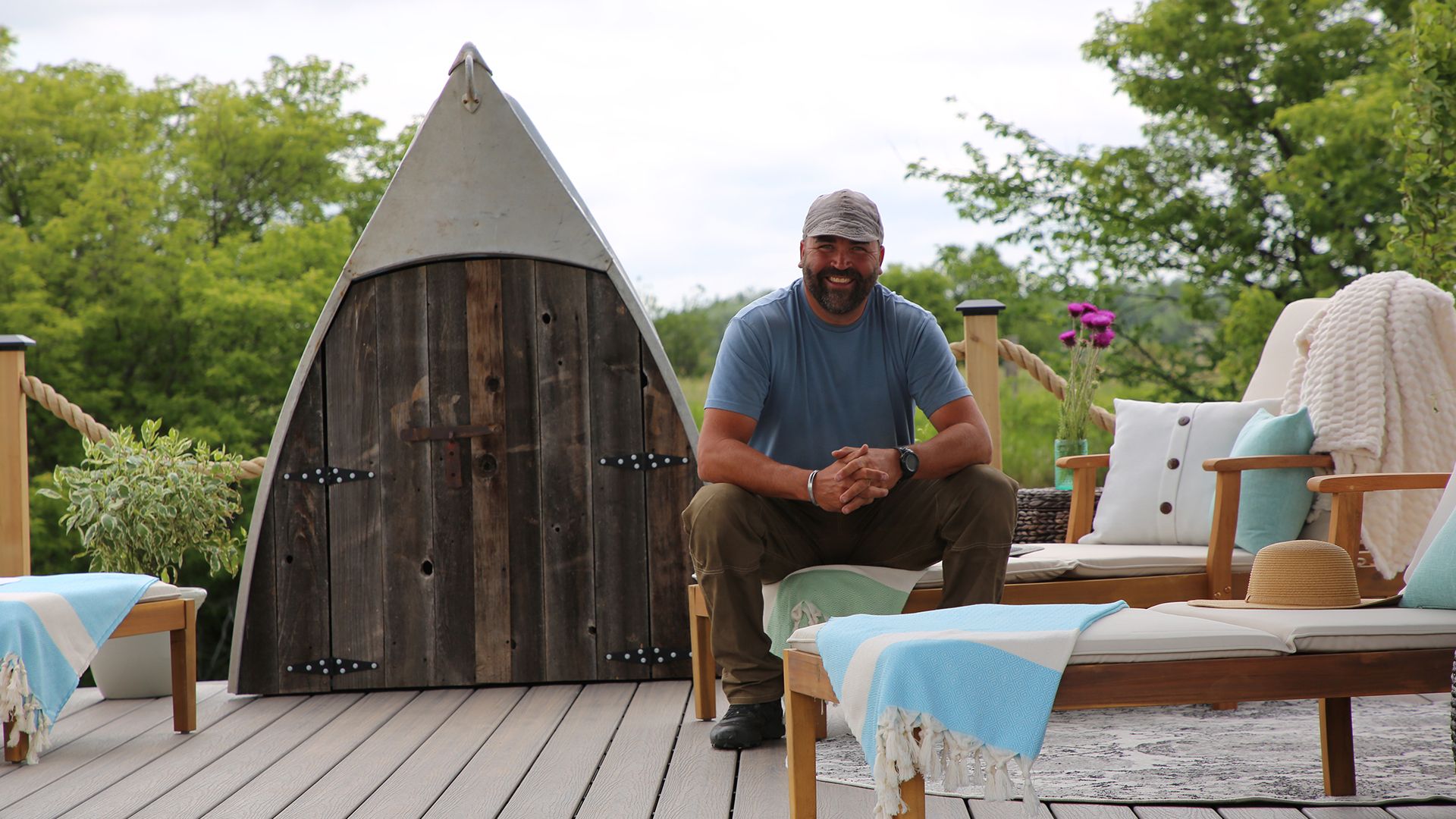 Eine Fluss-Lounge für Alex 