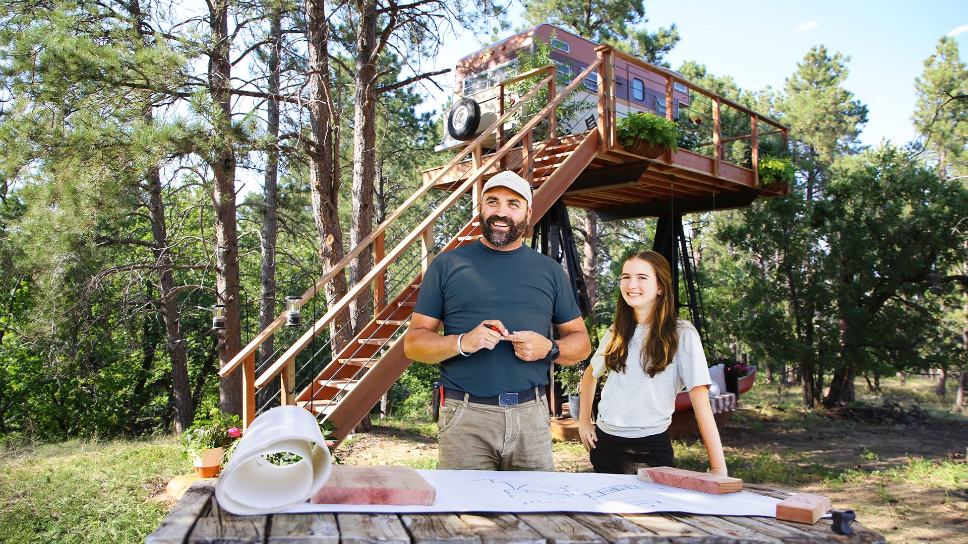 Edel-Camping im King-Size-Bett