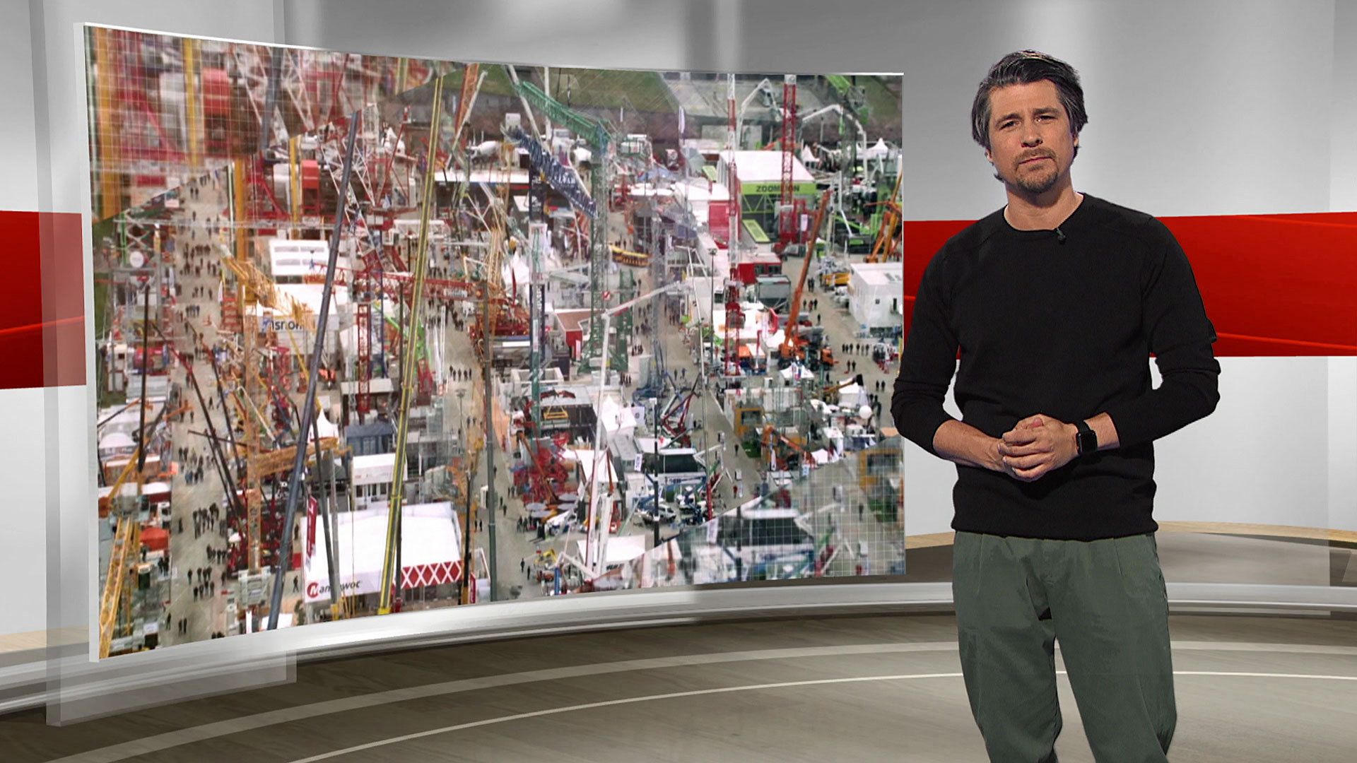 Faszinierende Giganten! Der mühsame Aufbau der BAUMA