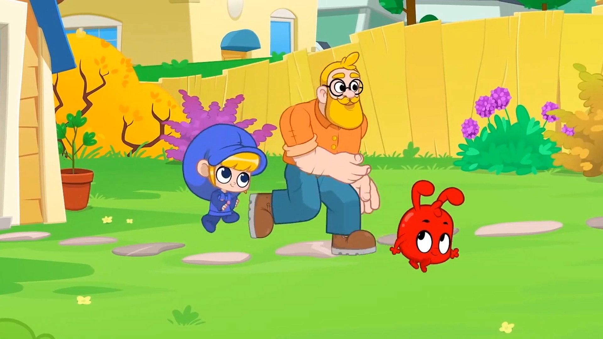 Morphle spielt Fangen mit dem Hexenmädchen - Superheldenvideos für Kinder
